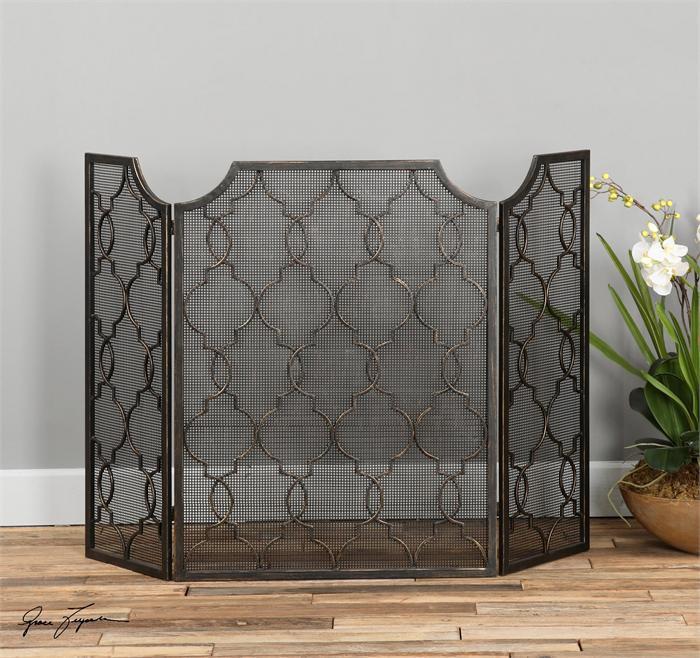 Uttermost Charlie Fireplace Screen