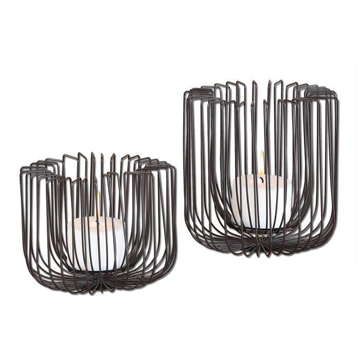 Uttermost Flare Candleholders - Set of 2