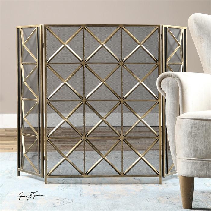 Uttermost Akiva Fireplace Screen