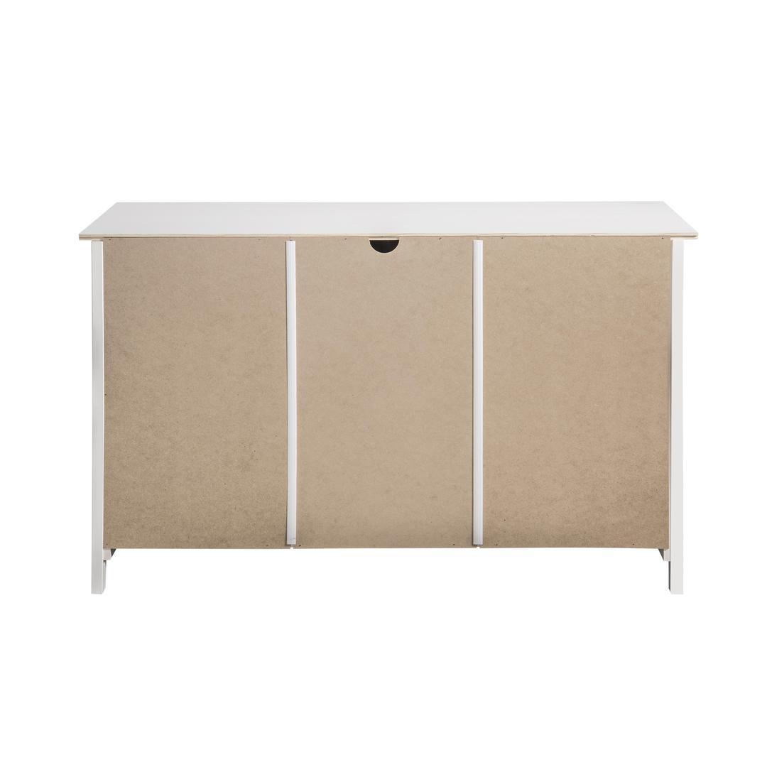 Manhattan Comfort Mid-Century Modern-Rustic 3-Drawer Irving 51.18" Dresser Cabinet 4.0