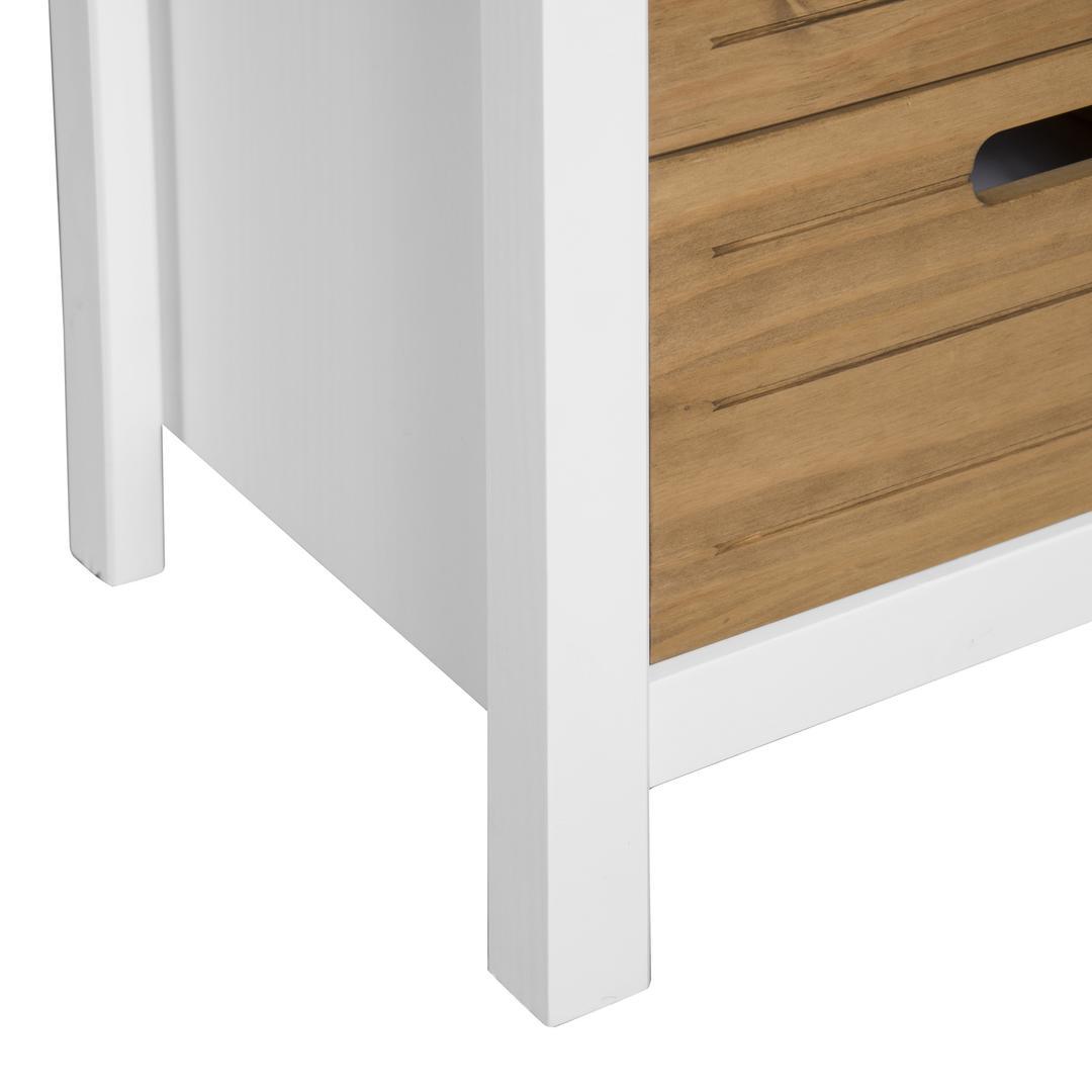 Manhattan Comfort Mid-Century Modern-Rustic 3-Drawer Irving 51.18" Dresser Cabinet 4.0