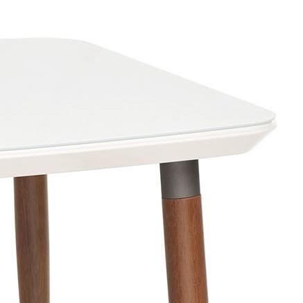 Manhattan Comfort Charles 62.99" Modern Round Edge Rectangular Dining Table