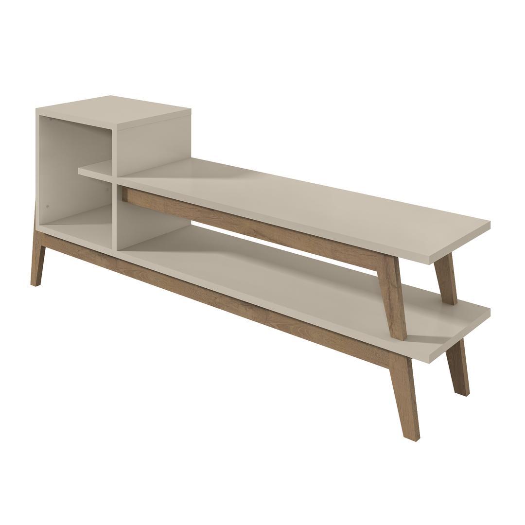 Manhattan Comfort Essence 73.82" TV Stand with 2 Shelves