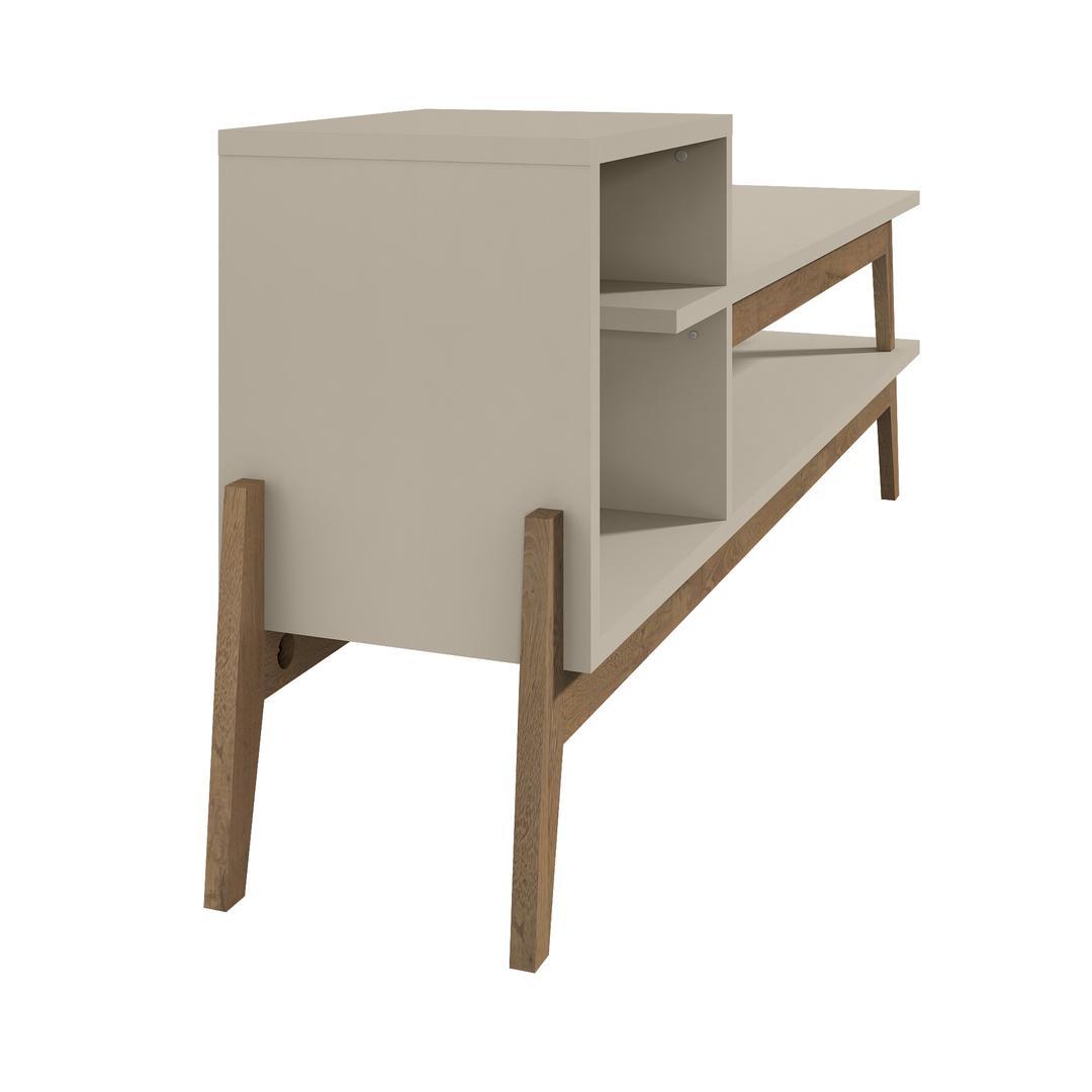 Manhattan Comfort Essence 73.82" TV Stand with 2 Shelves