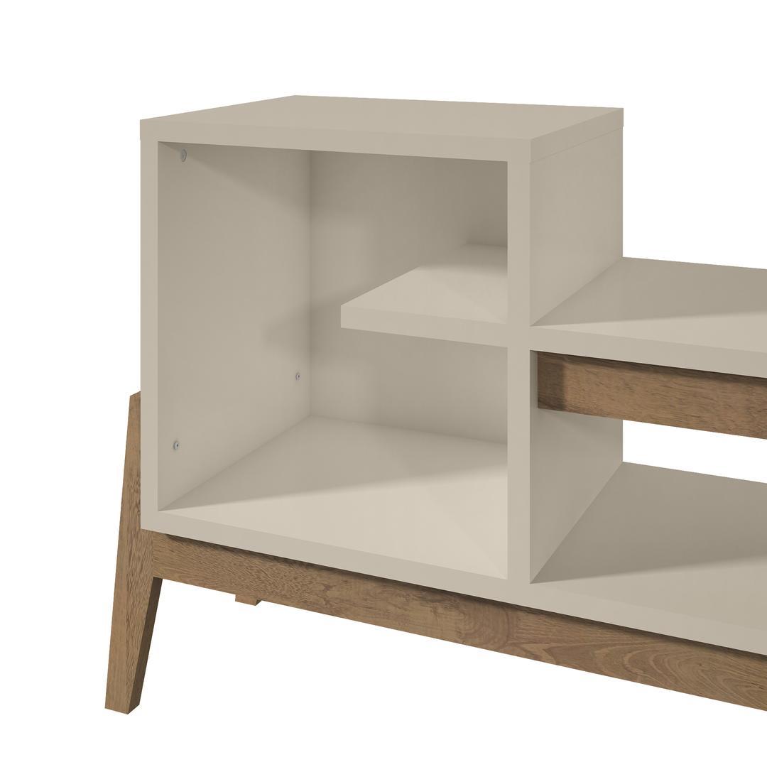 Manhattan Comfort Essence 73.82" TV Stand with 2 Shelves