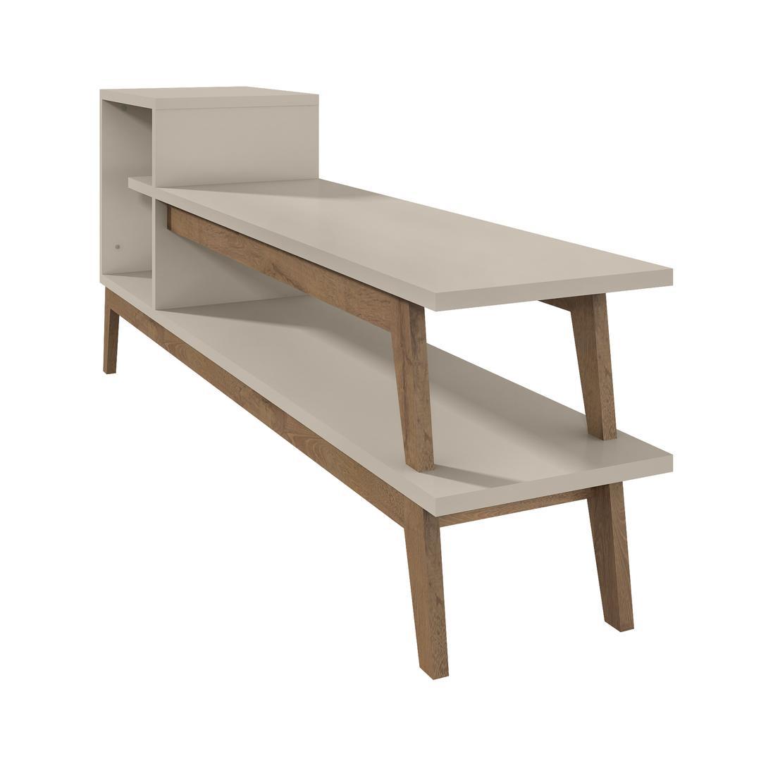 Manhattan Comfort Essence 73.82" TV Stand with 2 Shelves