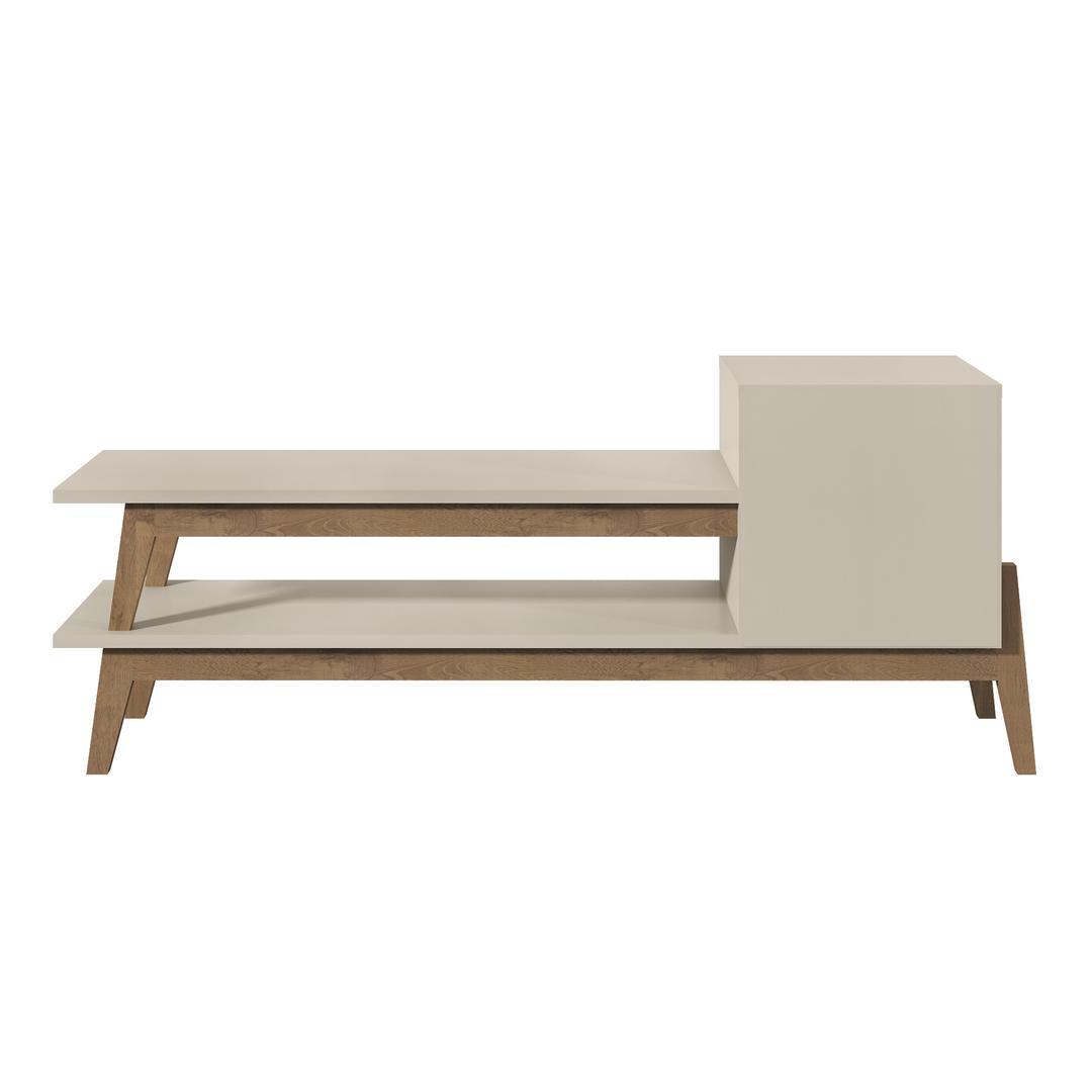 Manhattan Comfort Essence 73.82" TV Stand with 2 Shelves