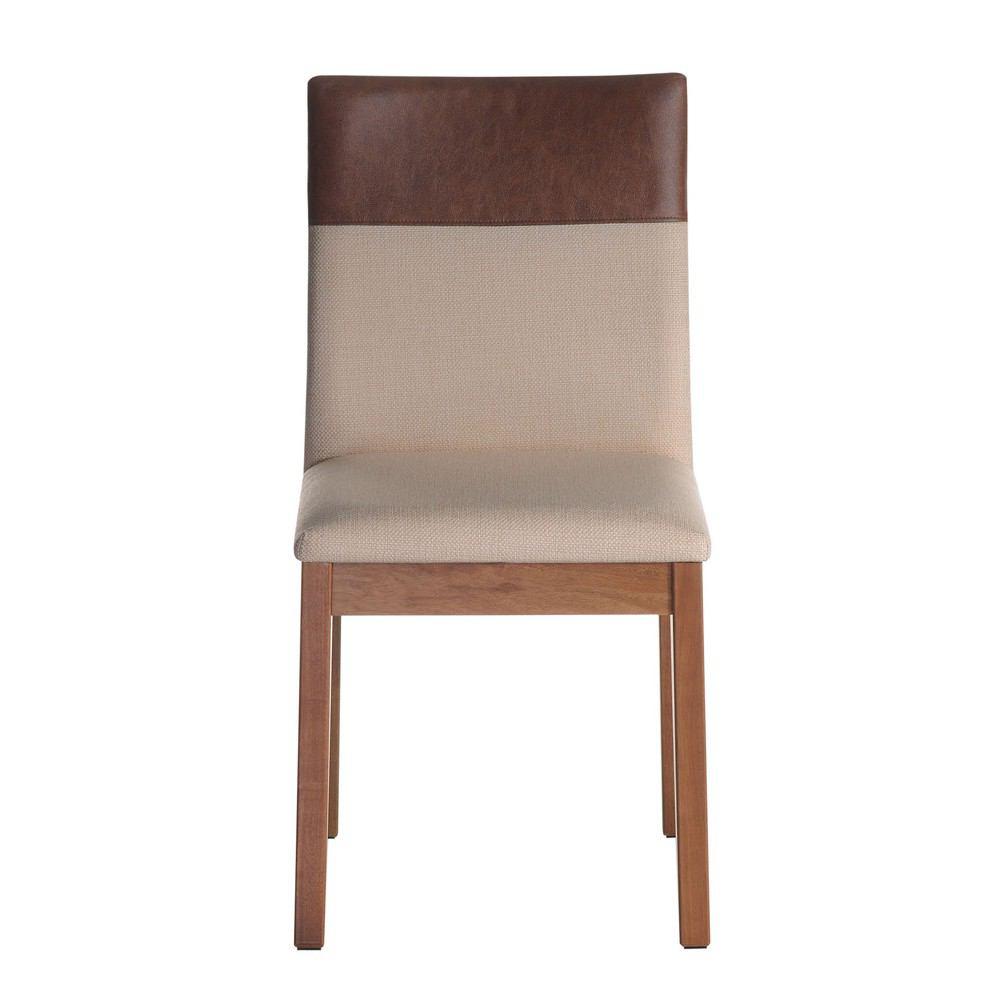 Manhattan Comfort Duke 2-Piece Dining Chair with Synthetic Leather