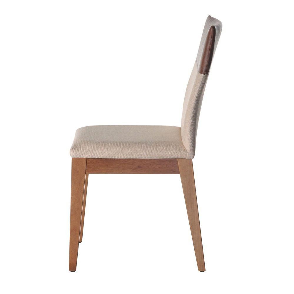 Manhattan Comfort Duke 2-Piece Dining Chair with Synthetic Leather