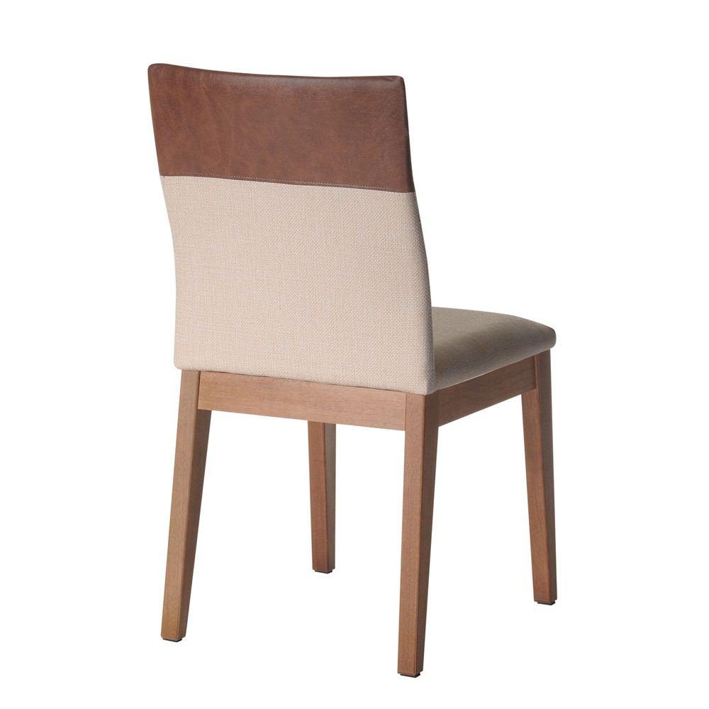 Manhattan Comfort Duke 2-Piece Dining Chair with Synthetic Leather