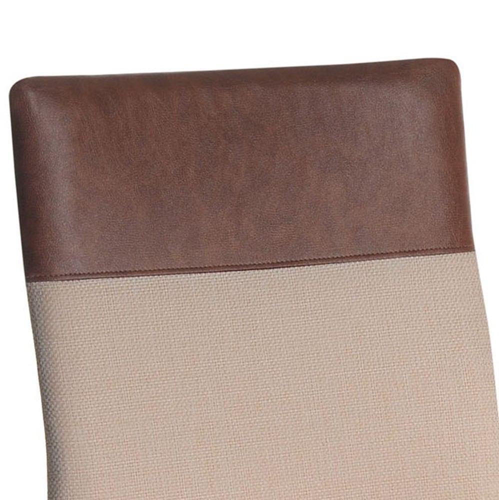 Manhattan Comfort Duke 2-Piece Dining Chair with Synthetic Leather
