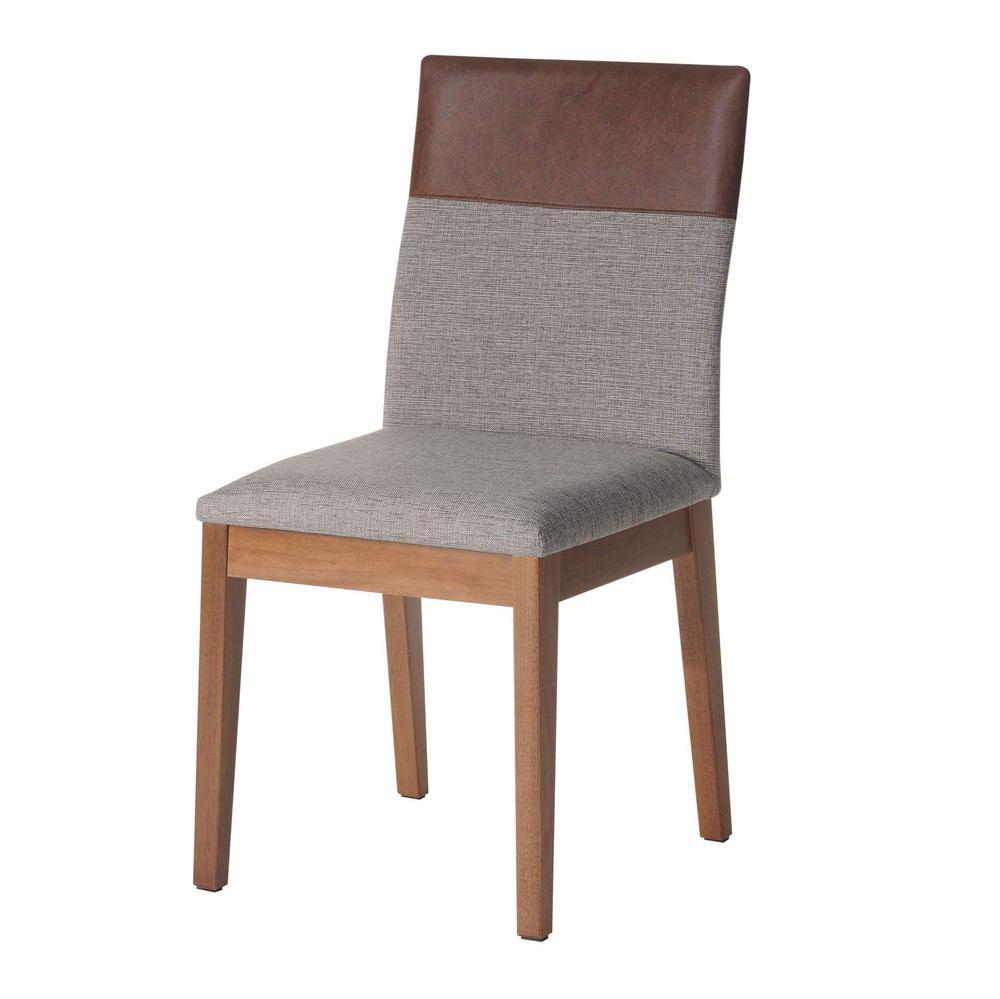 Manhattan Comfort Duke 2-Piece Dining Chair with Synthetic Leather