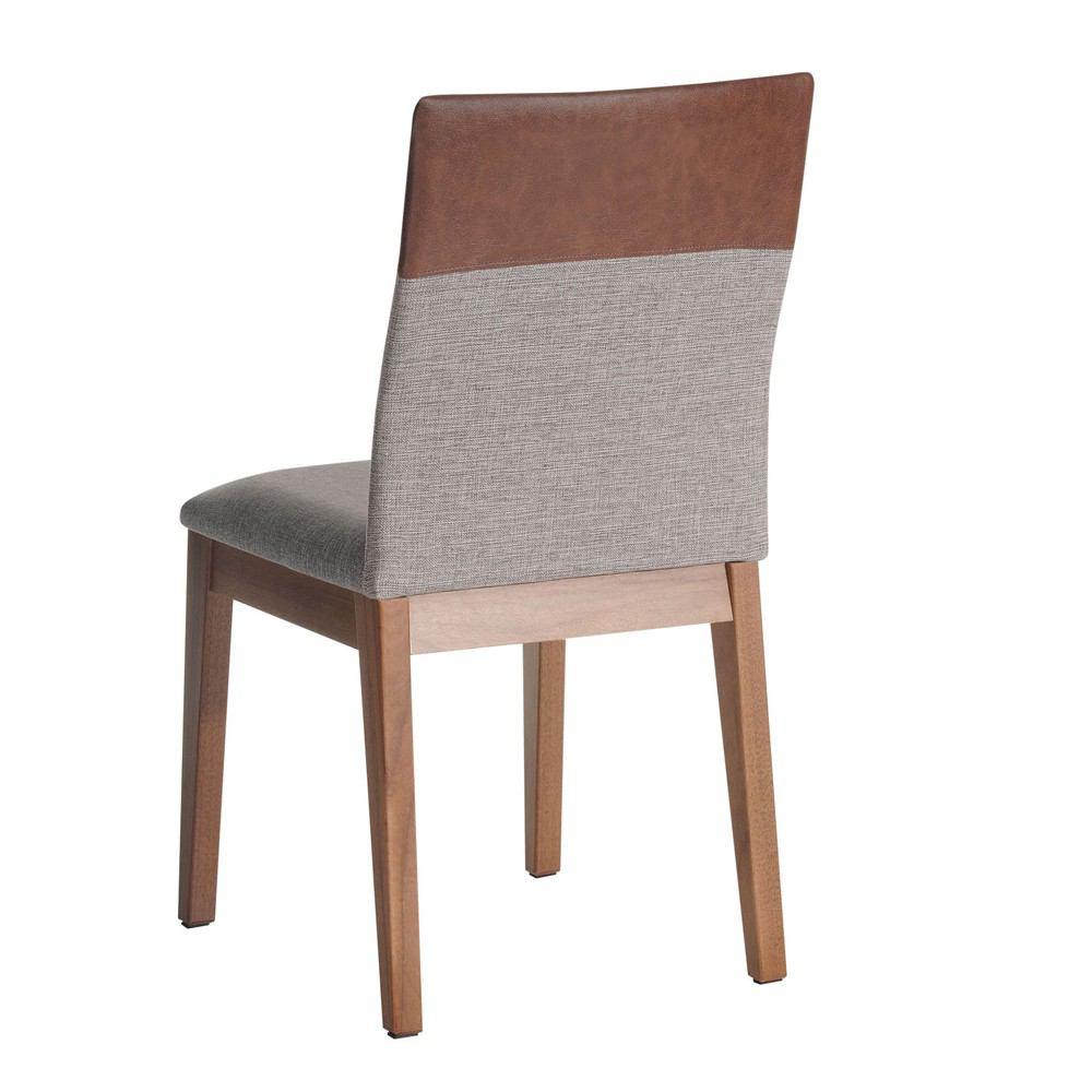 Manhattan Comfort Duke 2-Piece Dining Chair with Synthetic Leather