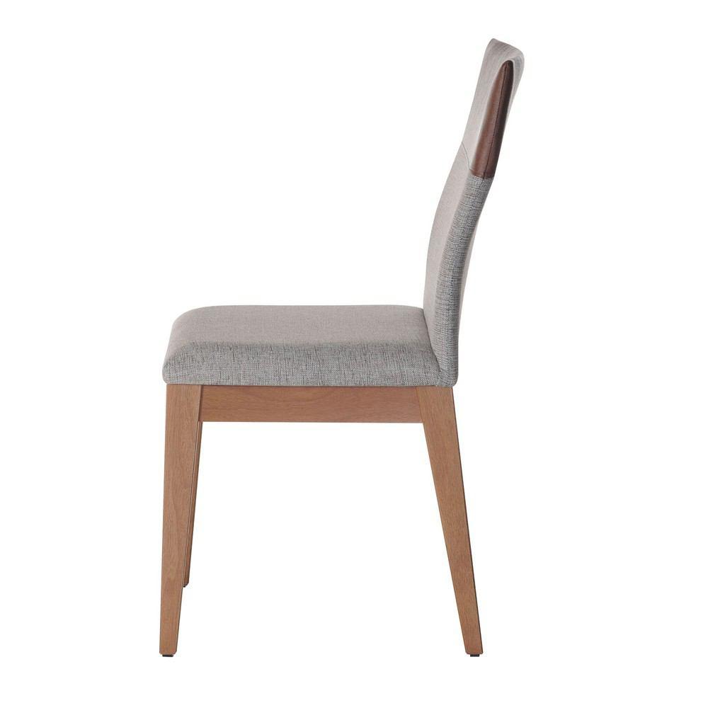 Manhattan Comfort Duke 2-Piece Dining Chair with Synthetic Leather