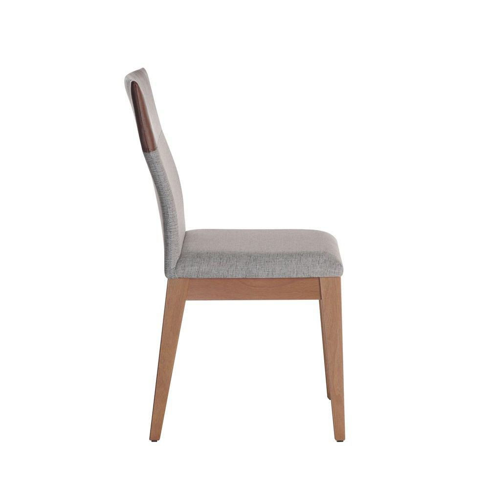 Manhattan Comfort 5-Piece Lillian 45.66" and Duke Dining Set with 4 Dining Chairs
