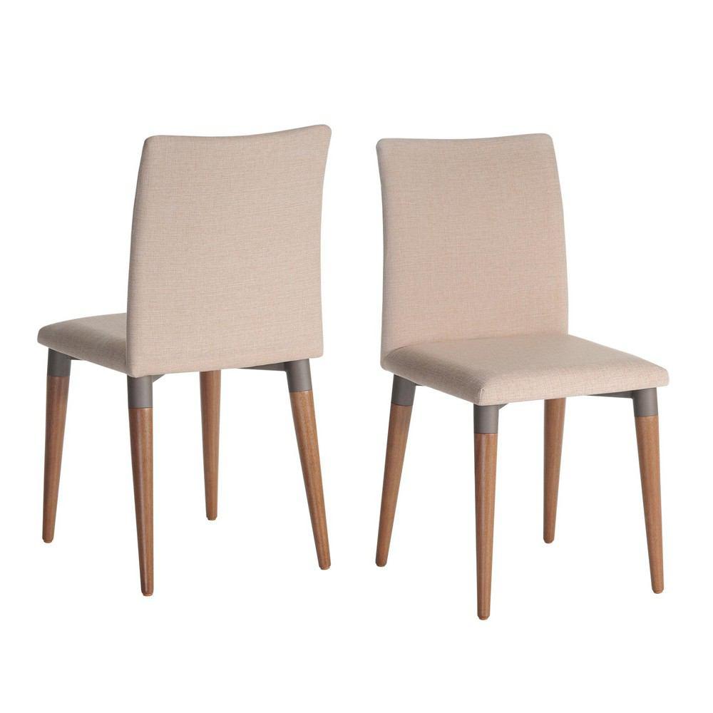 Manhattan Comfort 5-Piece Charles 45.27" Dining Set with 4 Dining Chairs