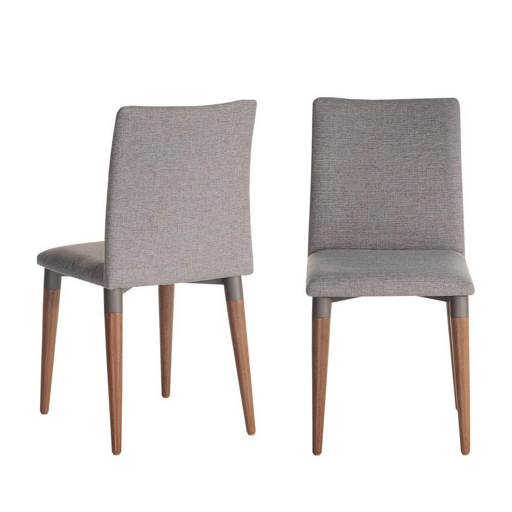 Manhattan Comfort 5-Piece Charles 45.27" Dining Set with 4 Dining Chairs