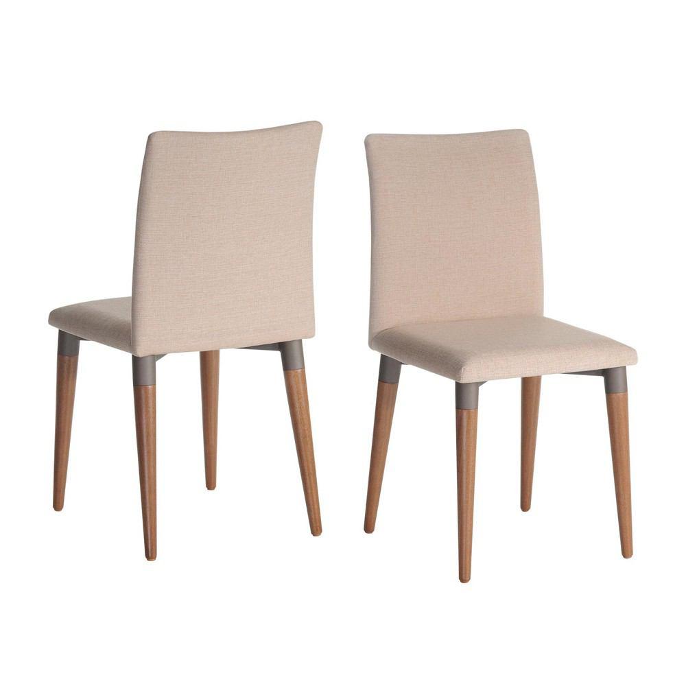 Manhattan Comfort 5-Piece Charles 45.27" Dining Set with 4 Dining Chairs
