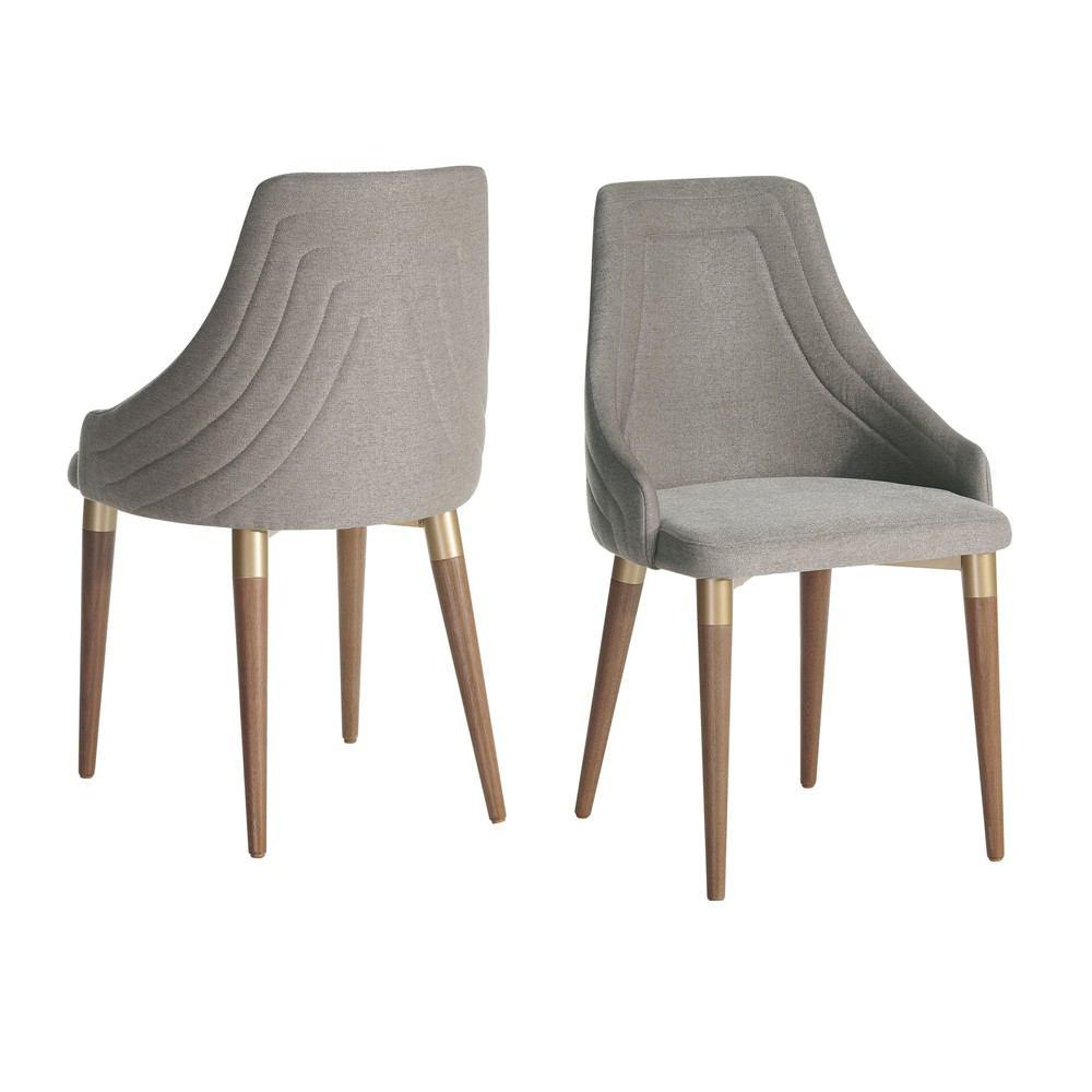 Manhattan Comfort 7-Piece Payson 82.67" and Utopia 2.0 Dining Set with 6 Dining Chairs