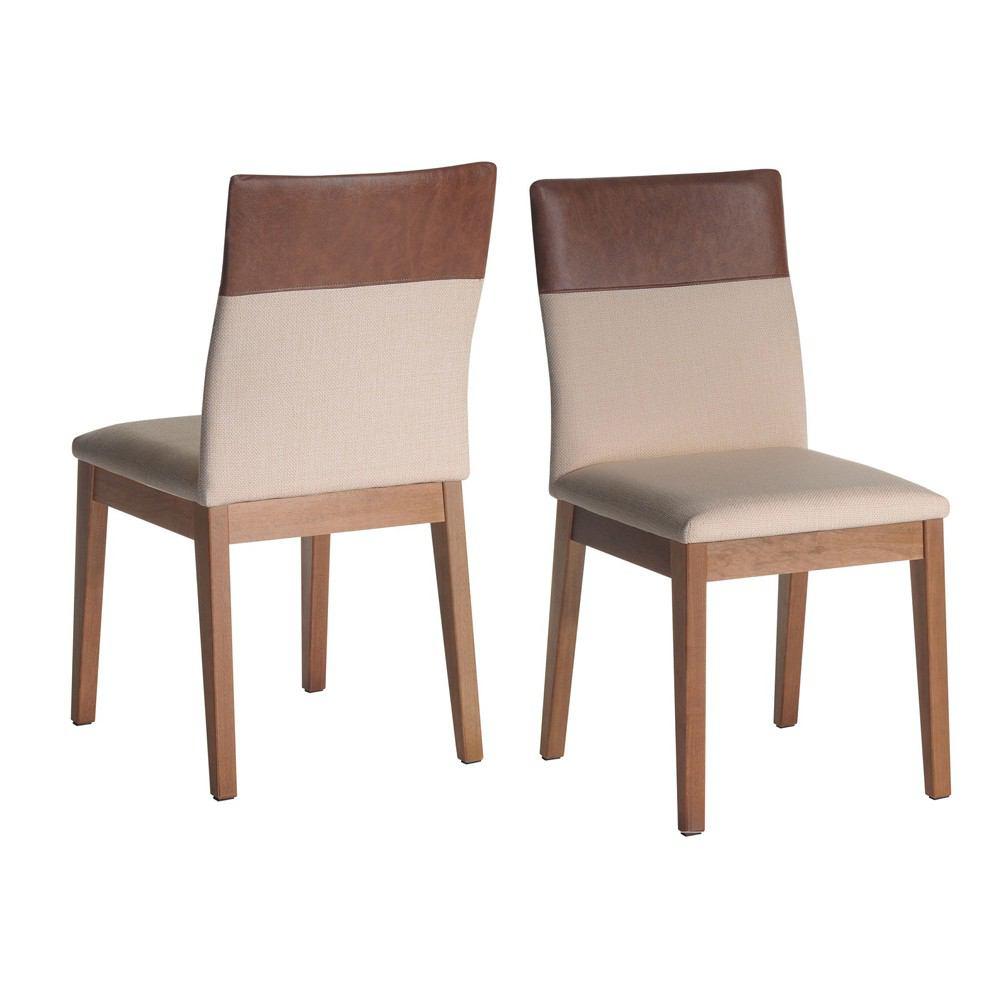 Manhattan Comfort 5-Piece Utopia 47.24" and Duke Dining Set with 4 Dining Chairs