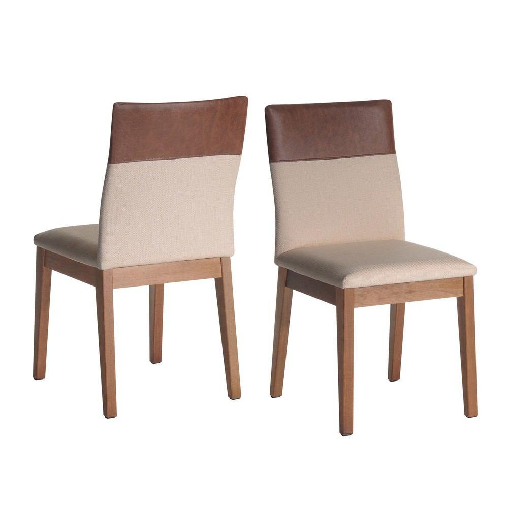 Manhattan Comfort 5-Piece Utopia 47.24" and Duke Dining Set with 4 Dining Chairs