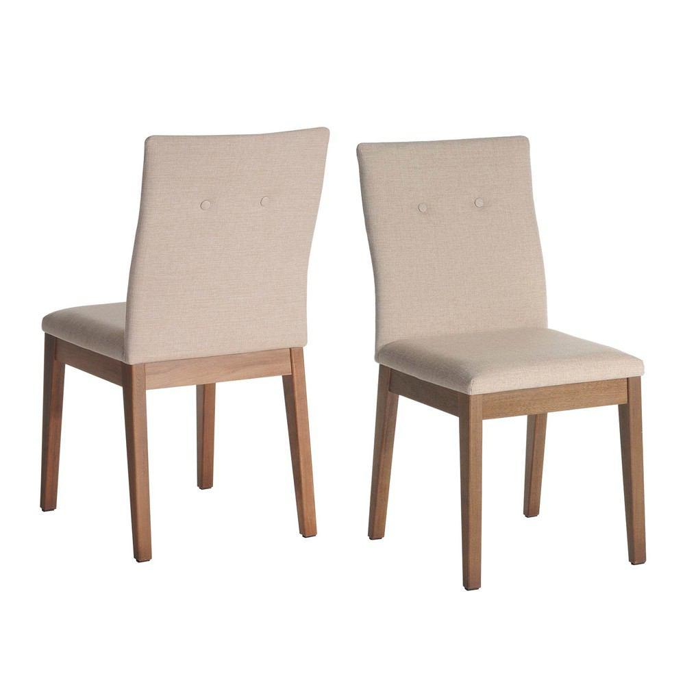 Manhattan Comfort 5-Piece Utopia 47.24" and Leroy Dining Set with 4 Dining Chairs