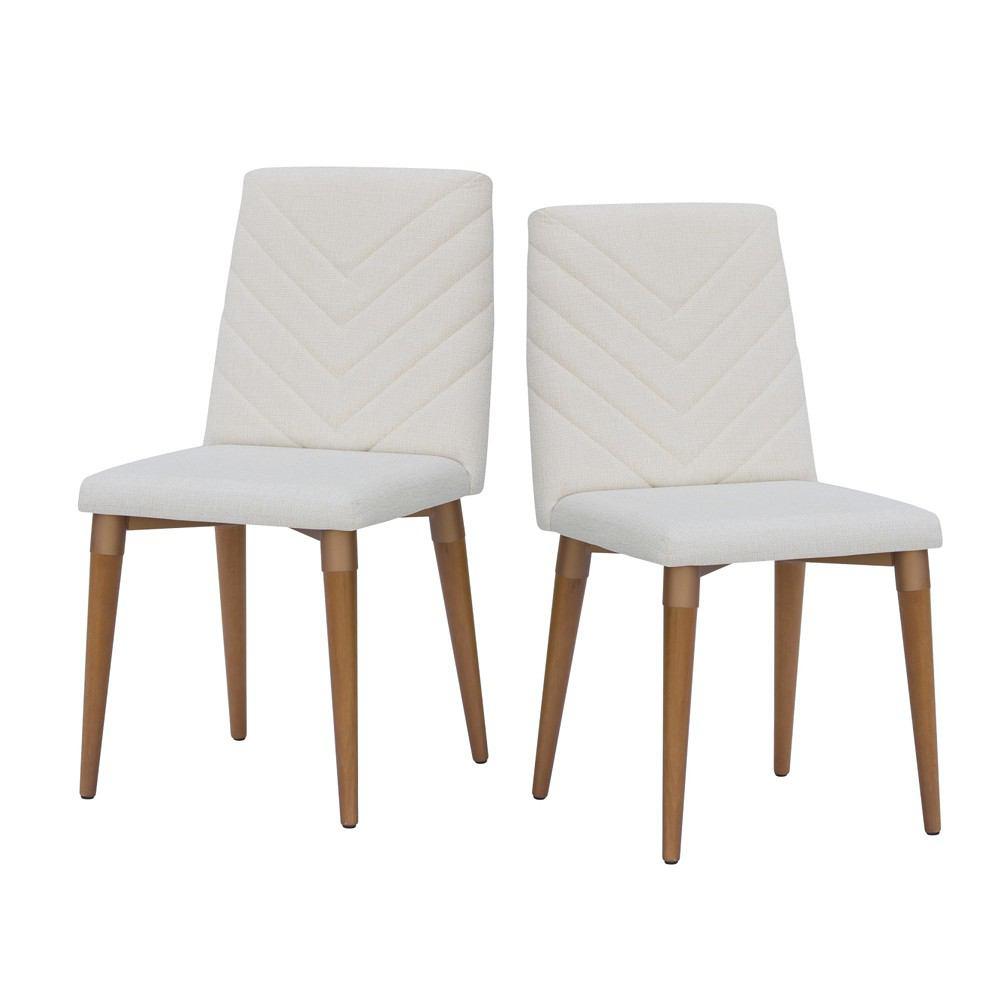 Manhattan Comfort 7-Piece Utopia 62.99" Dining Set with 6 Dining Chairs