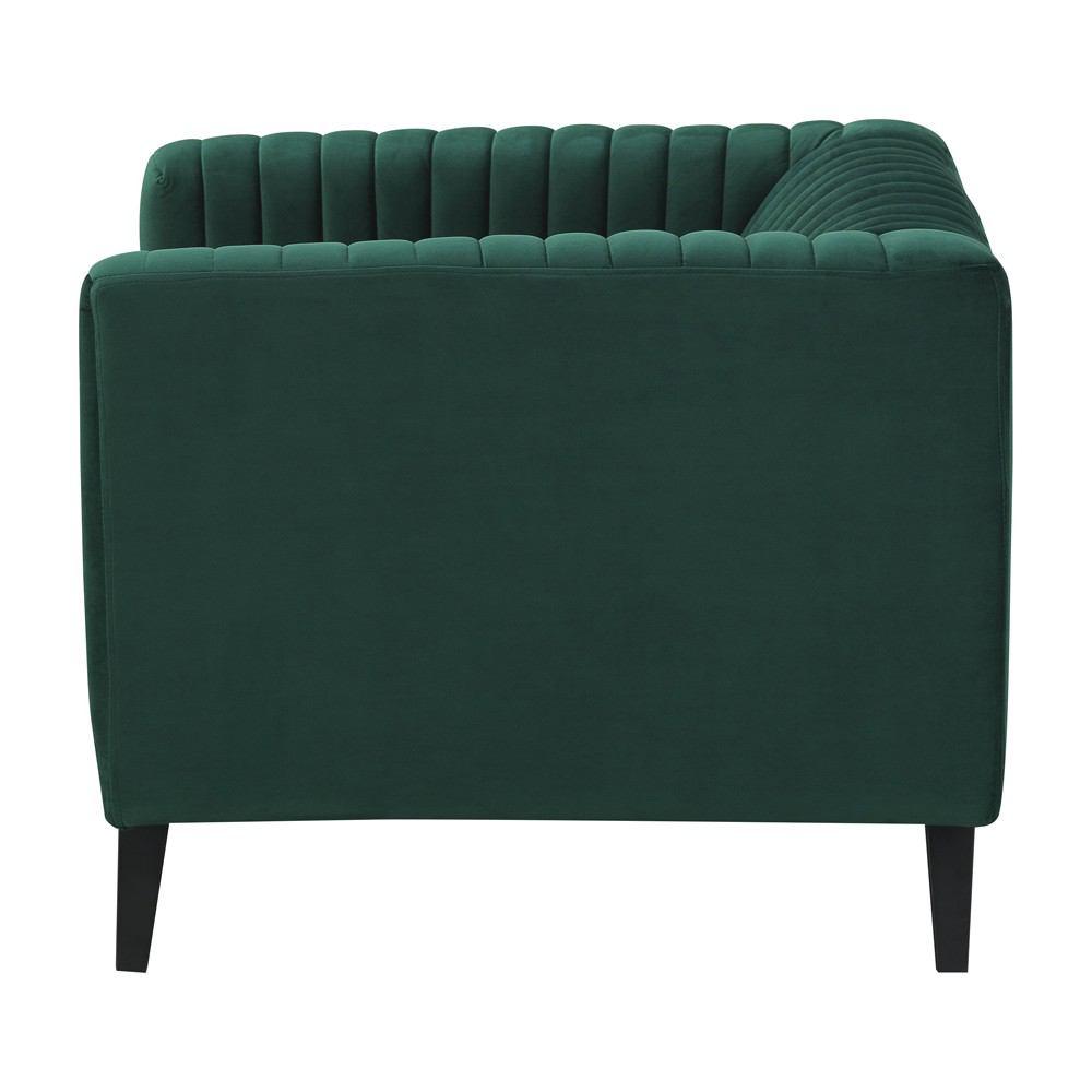 Manhattan Comfort Vandam 2-Piece Velvet Armchairs
