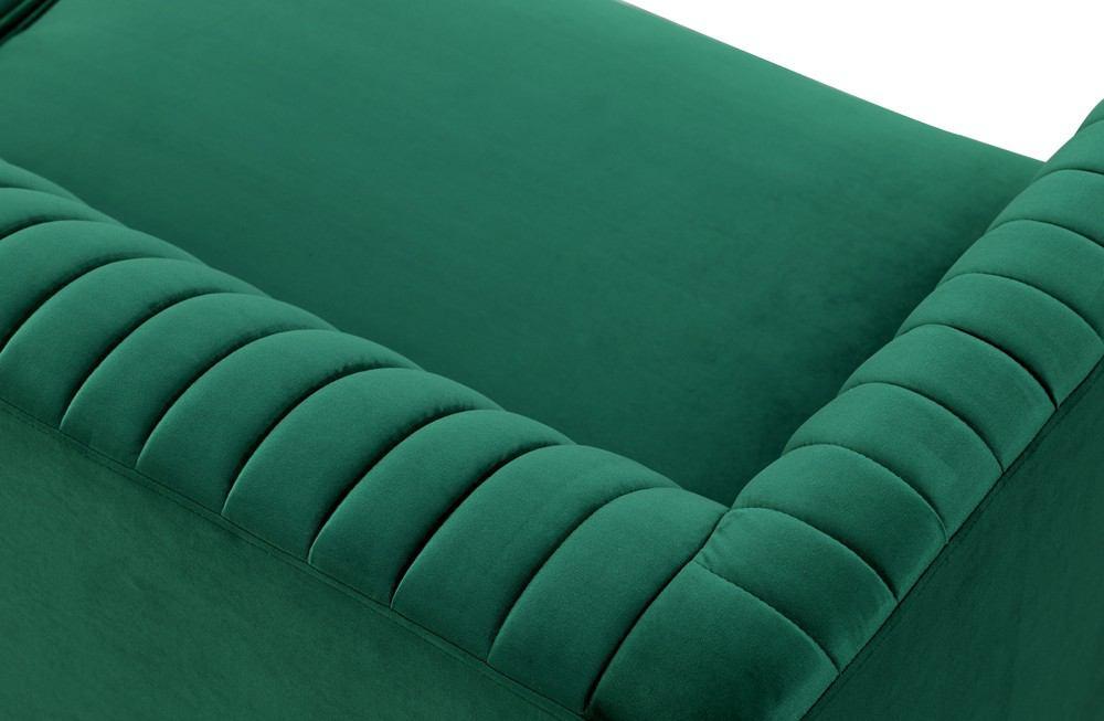 Manhattan Comfort Vandam 2-Piece Velvet 3-Seat Sofa & 2-Seat Loveseat
