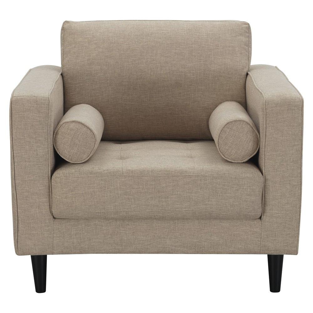 Manhattan Comfort Arthur 2-Piece Tweed Armchairs