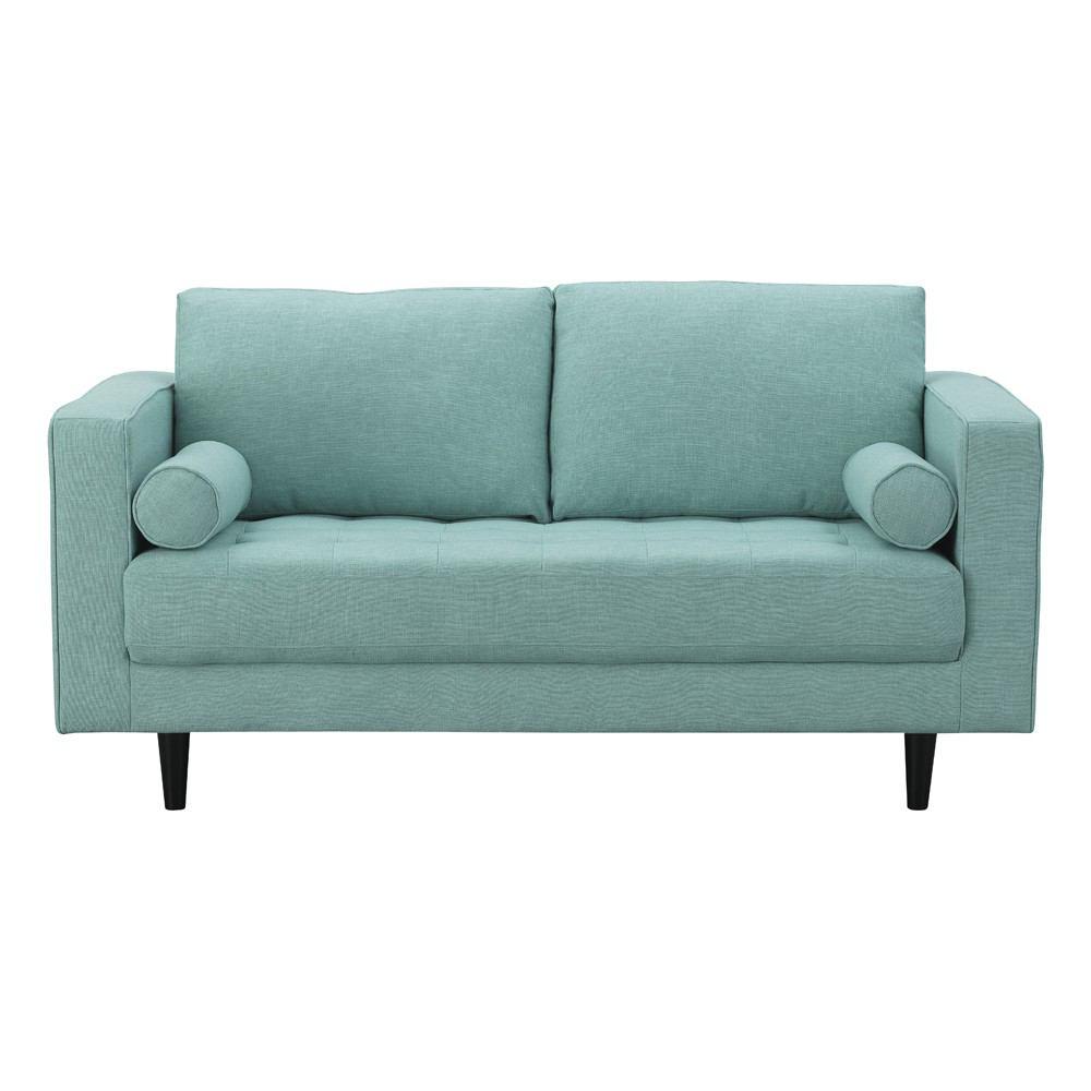 Manhattan Comfort Arthur 2-Piece Tweed 3-Seat Sofa & 2-Seat Loveseat
