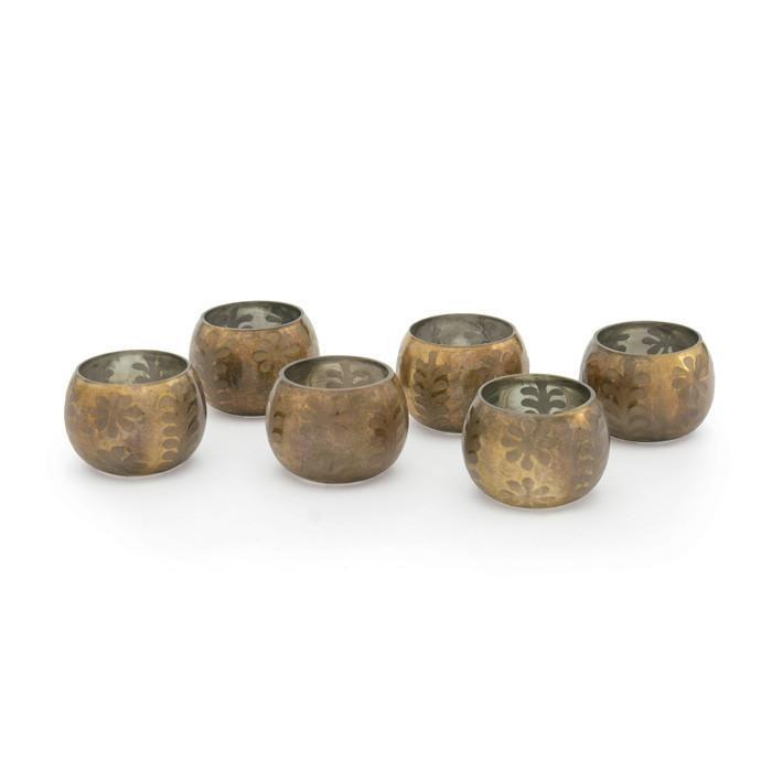 Set Of Six Collins Votives by GO Home
