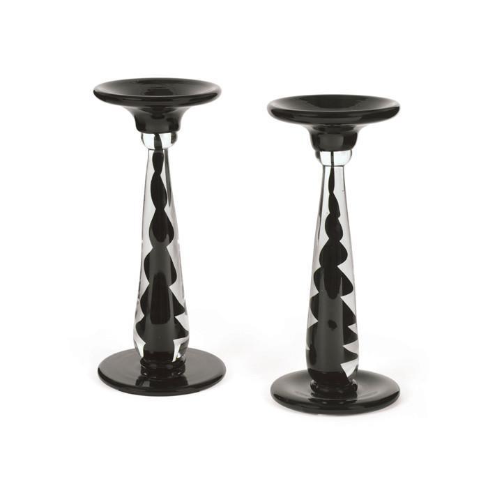 Pair Of Whitestone Candle Sticks by GO Home