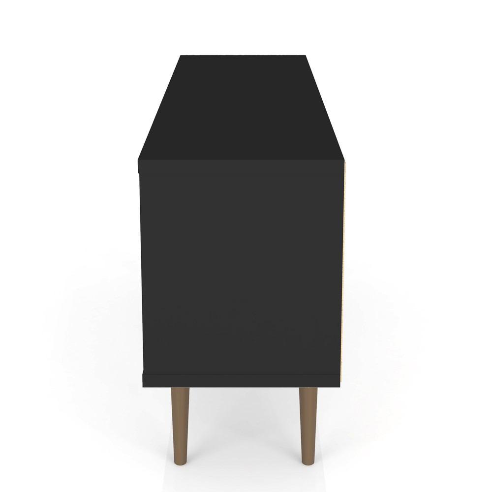 Manhattan Comfort Liberty 53.14" Mid Century - Modern TV Stand with 5 Shelves and 1 Door