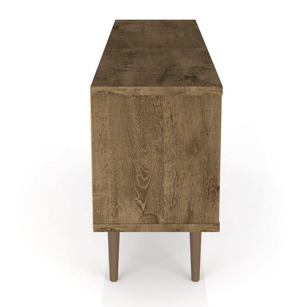 Manhattan Comfort Liberty 53.14" Mid Century - Modern TV Stand with 5 Shelves and 1 Door