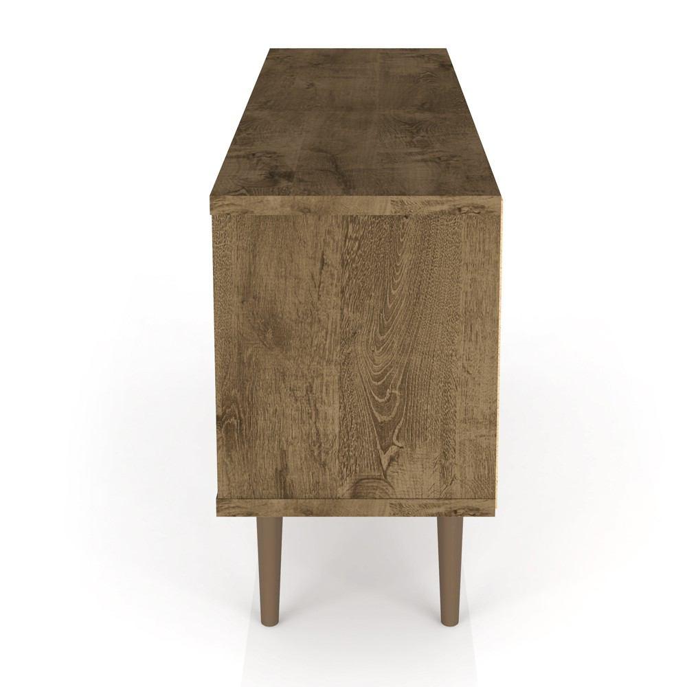 Manhattan Comfort Liberty 53.14" Mid Century - Modern TV Stand with 5 Shelves and 1 Door