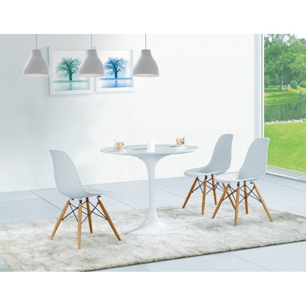 Fine Mod Imports WoodLeg Dining Side Chair