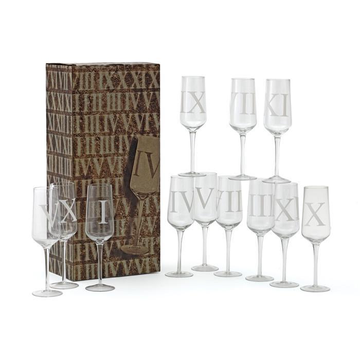 Set Of 12 Upton Champagne Flutes by GO Home