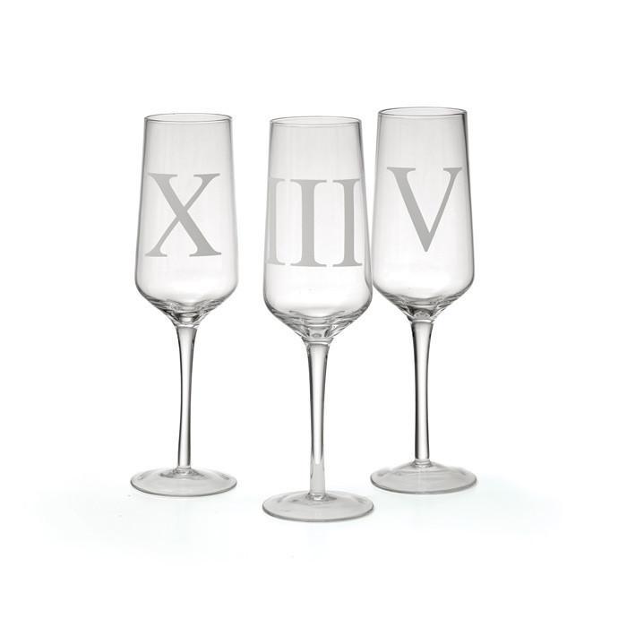 Set Of 12 Upton Champagne Flutes by GO Home