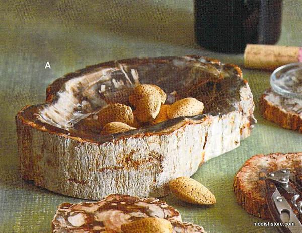 Roost Petrified Wood Bowl