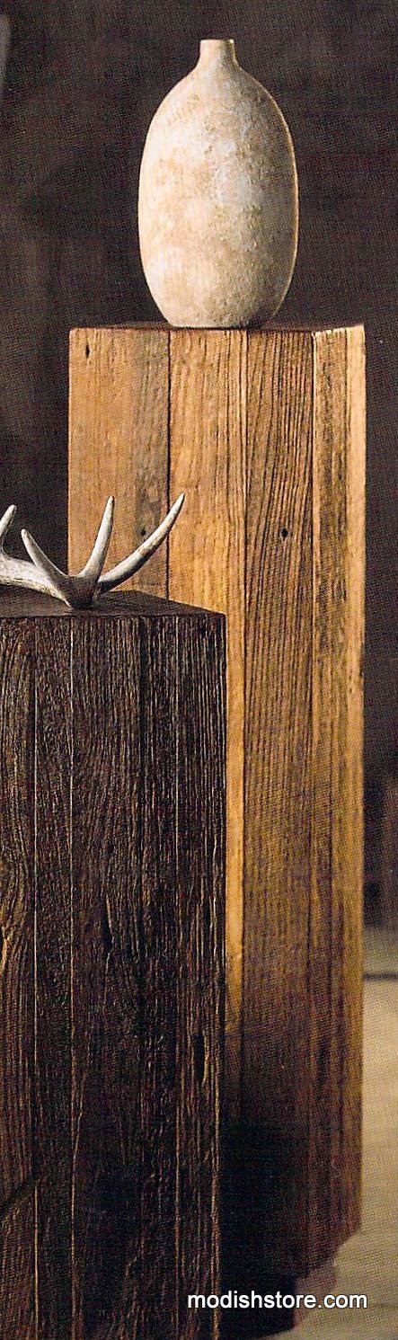 Roost Reclaimed Wood Pedestals