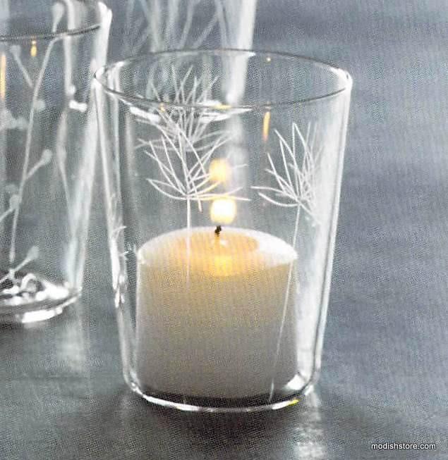 Roost Etched Botanical Glassware