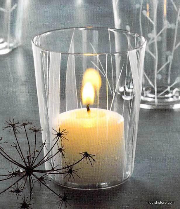 Roost Etched Botanical Glassware