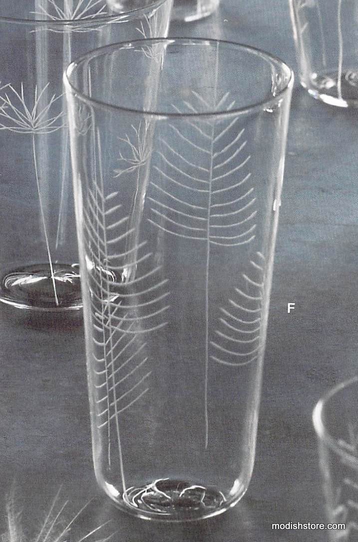 Roost Etched Botanical Glassware