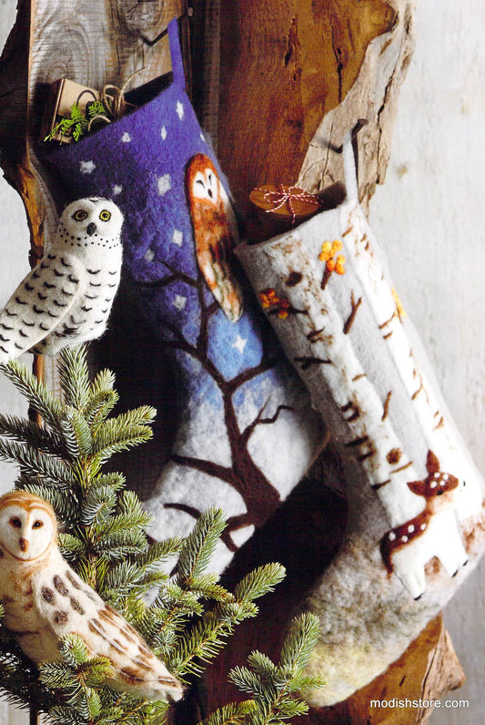 Roost Scenic Felted Stockings
