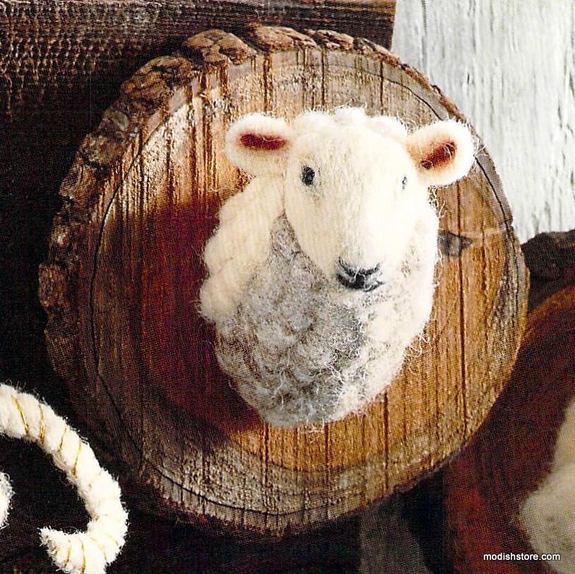 Roost Alpine Felt Trophy Heads - Set Of 3