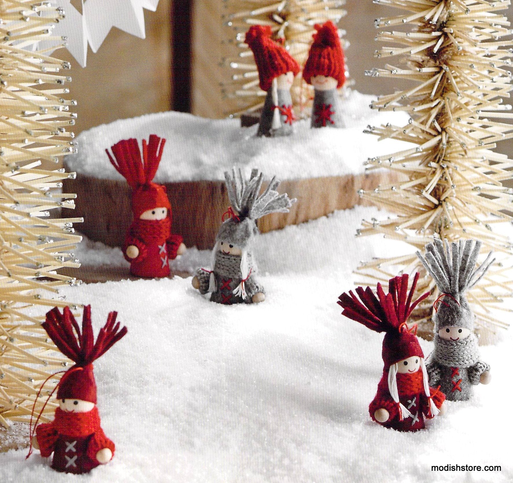 Roost Kinderen Ornaments - Set Of 16