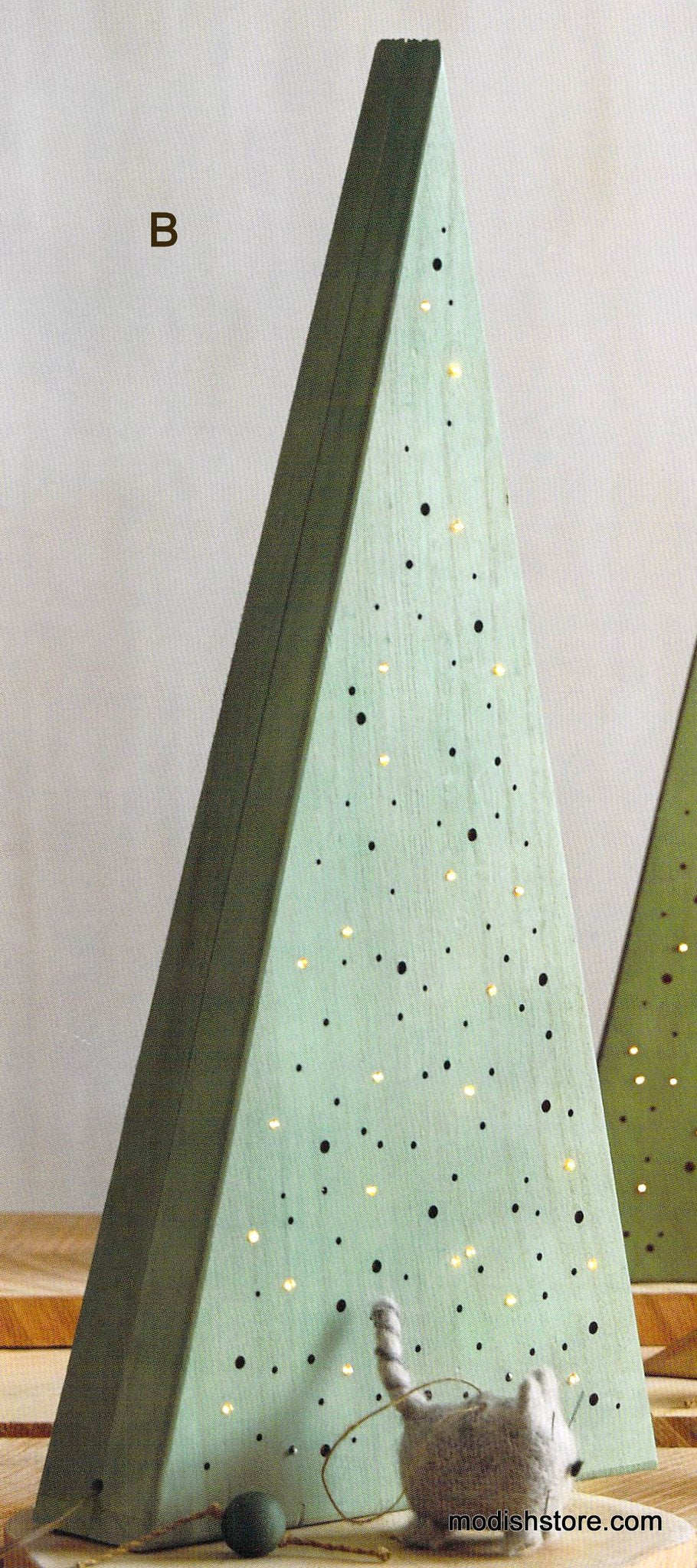 Roost Illumined Spruce Trees