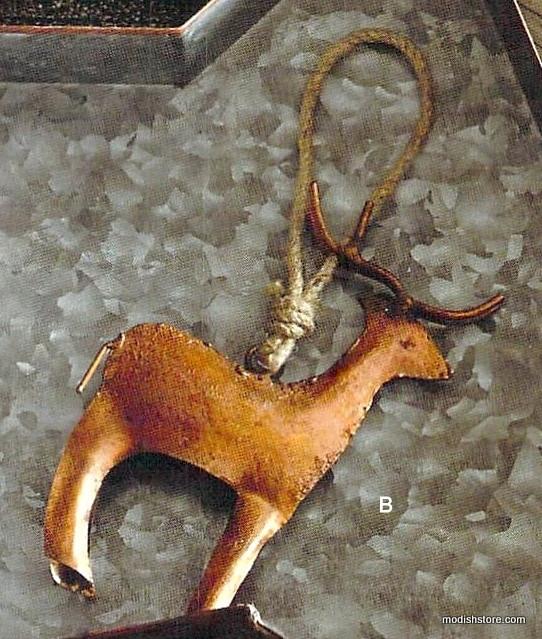 Roost Rustic Copper Ornaments