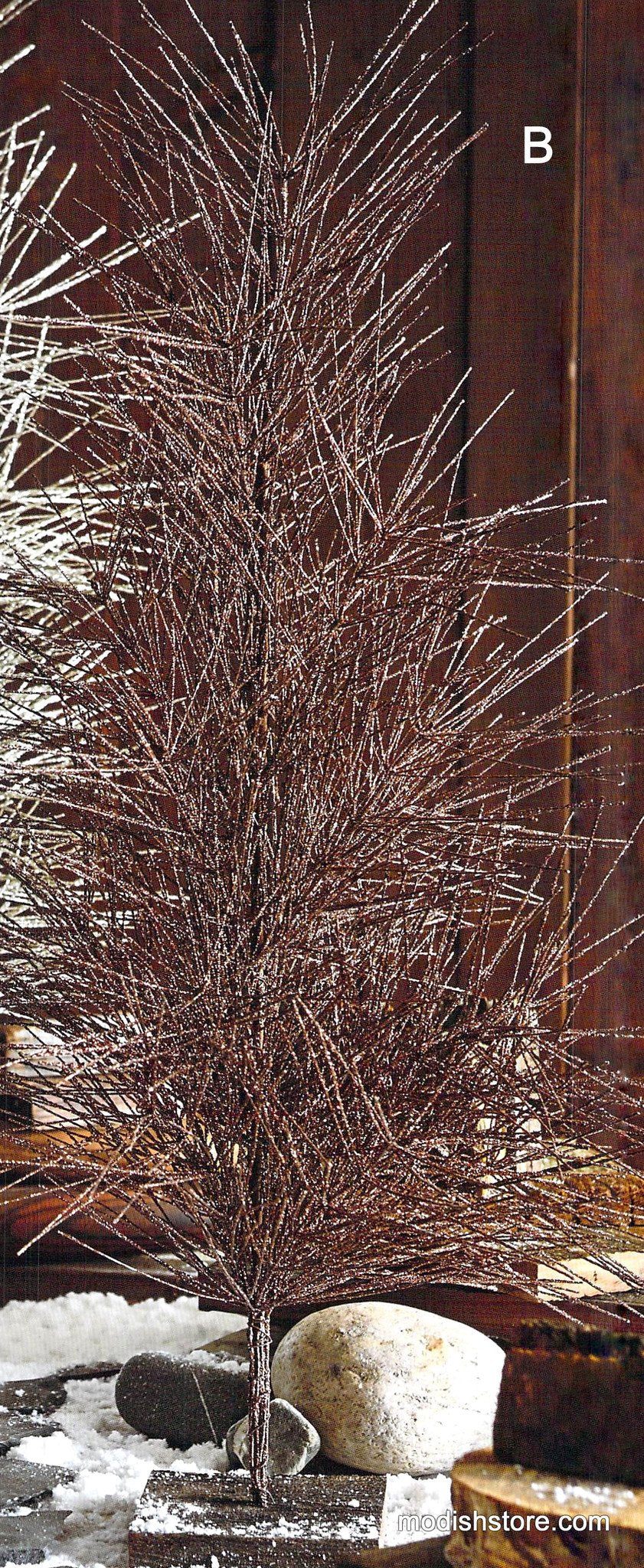 Roost Metallic Glitter Trees - Set Of 2